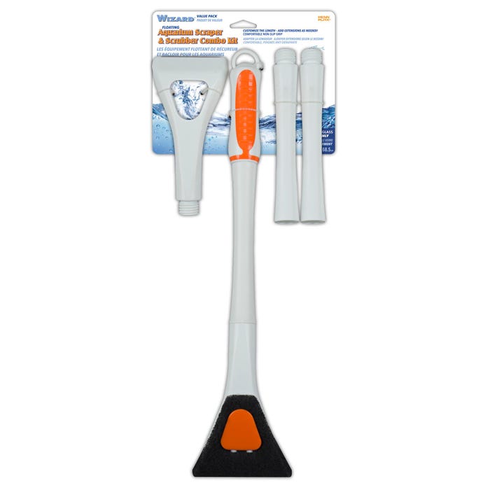 Penn-Plax Glass Scrapper and Scrubber