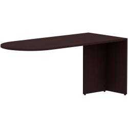 Image for Classroom Select Laminate Peninsula, Box 1 of 2, 66-1/8 x 29-1/2 x 29-1/2 Inches, Espresso from School Specialty