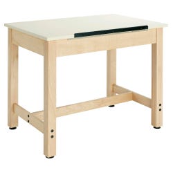 Image for Classroom Select Drafting Table, 36 x 24 x 30 Inches, Maple, Plastic from School Specialty