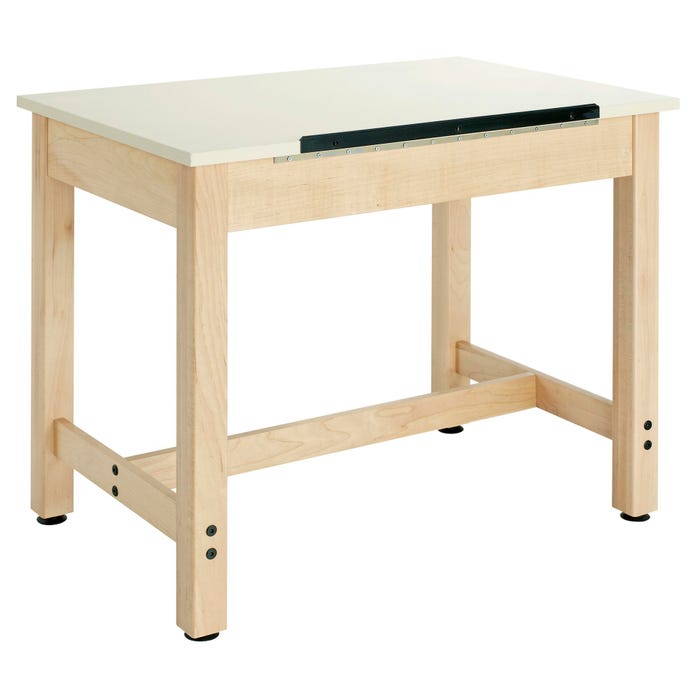 Classroom Select Drafting Table, 36 x 24 x 30 Inches, Maple, Plastic