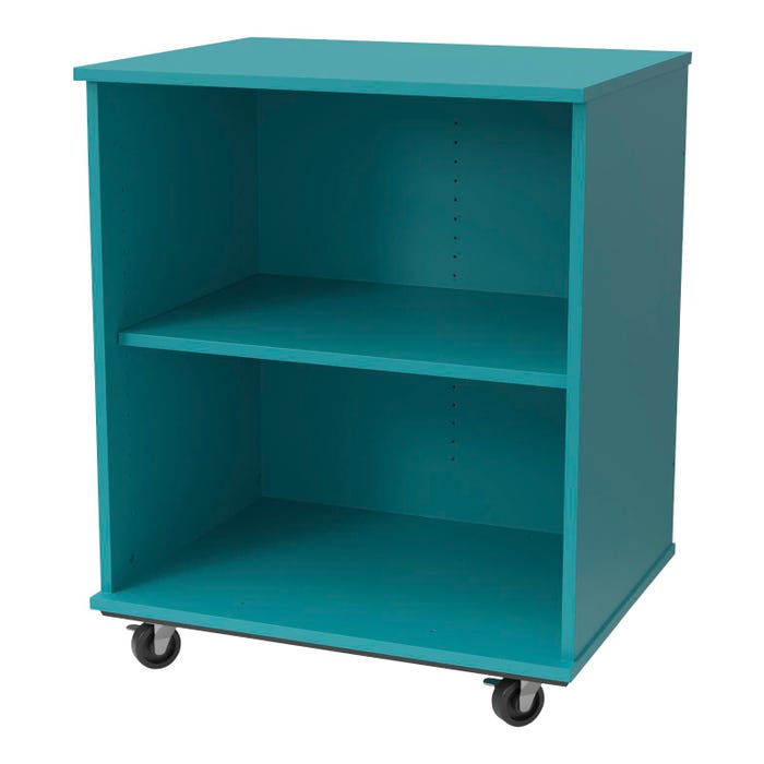 Classroom Select Expanse Series Storage Bookcase with Casters, Single Sided