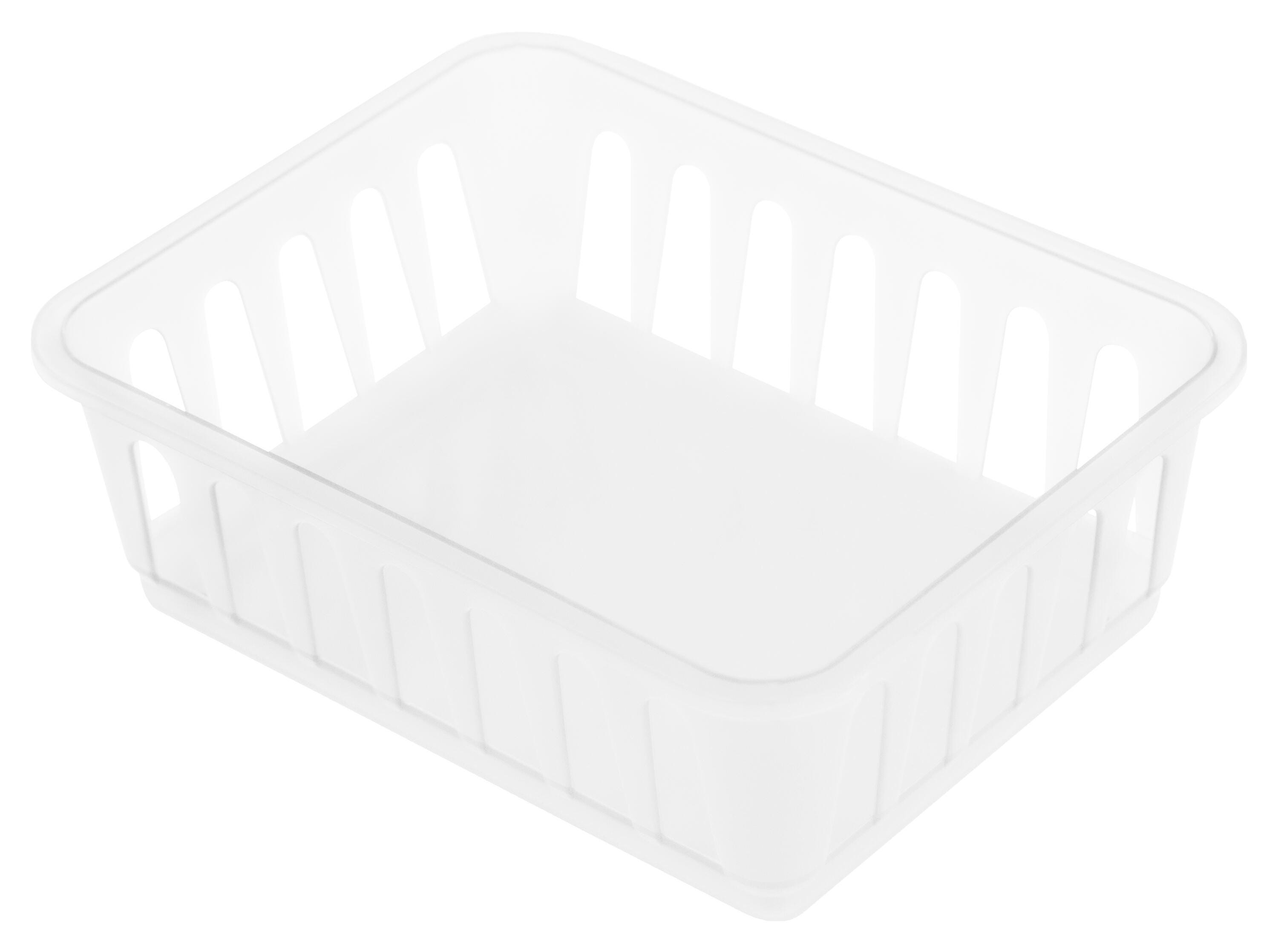 Storex Supply Basket, 6 x 5 x 2-1/4 Inches, White, Pack of 12 2133402