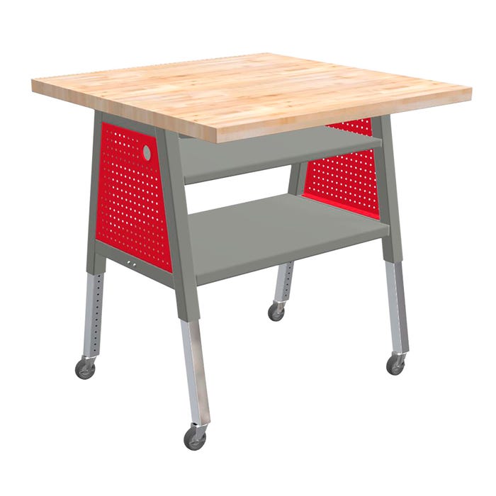 Classroom Select Construct-IT Makerspace Utility Project Center, Butcher Block