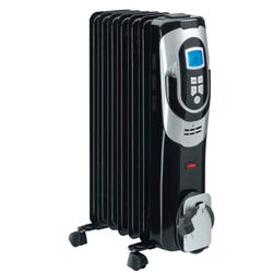 LifeSmart 1500W Digital Oil Filled Radiator, Black 2124997