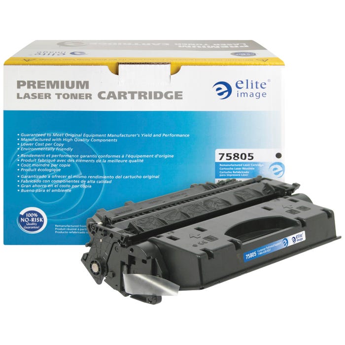 Elite Image 75805 Remanufactured Toner Cartridge, 6,900 Page Yield, Black