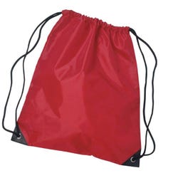 Drawstring Sports Backpack, Red, Item Number 1471192