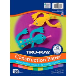 Tru-Ray Premium Construction Paper, Vibrant Assorted, Item Number 2088700