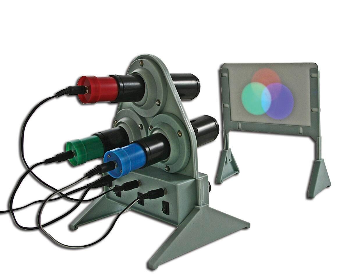 Image for Frey Scientific Color Mixing Apparatus, 3 Colored LED Lamps from School Specialty