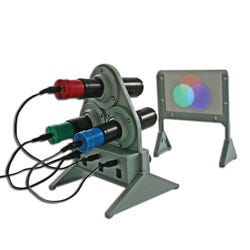 Frey Scientific Color Mixing Apparatus, 3 Colored LED Lamps, Item Number 1300555
