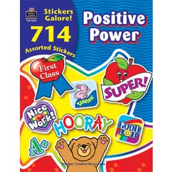 Teacher Created Resources Positive Power Sticker Book, Set of 714, Item Number 1439769