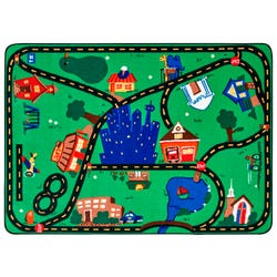 Carpets for Kids Premium Cruising Around Town Carpet, Rectangle 4002398