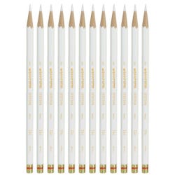Prismacolor Verithin Colored Pencil, White 734, Pack of 12