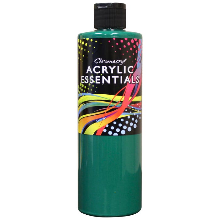 Chromacryl Acrylic Essentials, Green Deep, Pint