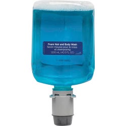 Georgia Pacific Aloe foam Hair/Body Wash, 1200ml, Pack of 4, Blue, Item Number 1587414