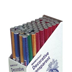 Hygloss Rainbow Cellophane Assortment, 20 in X 5 ft, Assorted Color, Set of 60