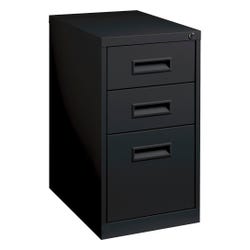 Lorell Mobile Pedestal, 15 x 22 x 27-3/4 Inches, Black