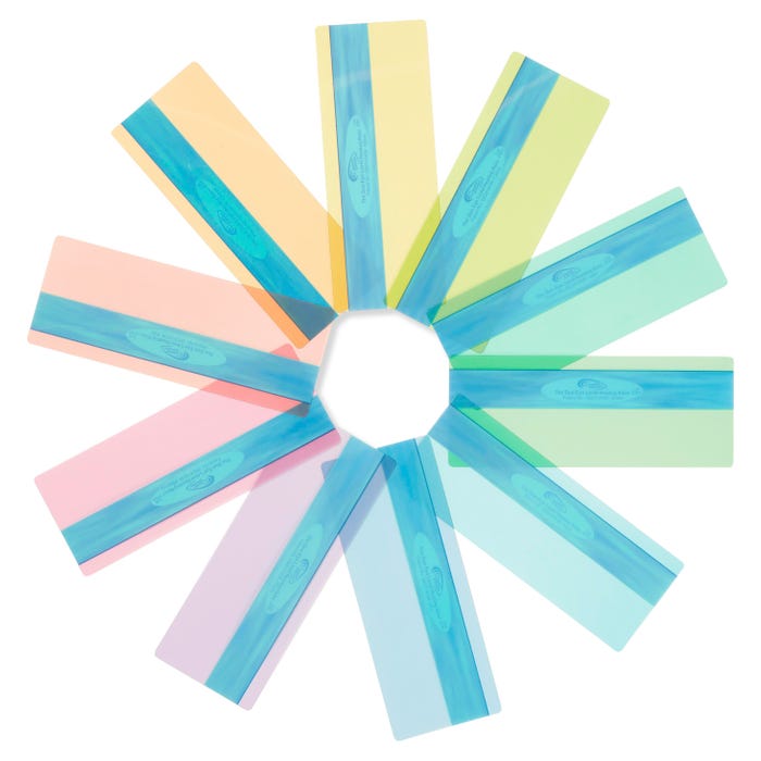 Crossbow Education Reading Ruler Set, Assorted Colors, Set of 10