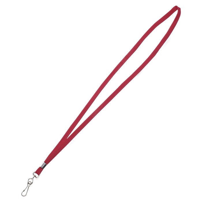 Advantus Lanyards, J-Hook, 36 Inches, Pack of 24, Red
