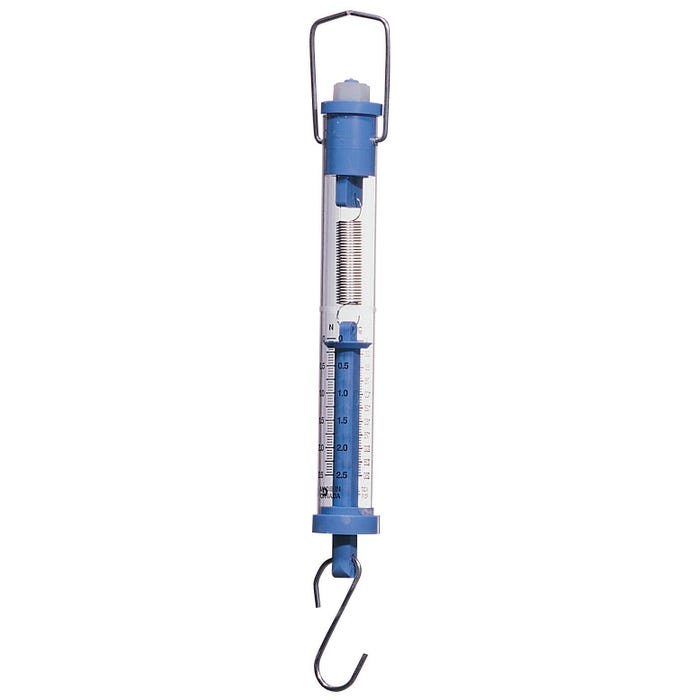 Delta Education Economy Tubular Spring Scale, 250 Grams/2.5 Newtons, Plastic