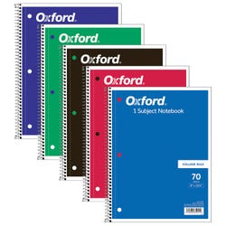 Image for TOPS Wirebound Notebook, 8 x 10-1/2 Inches, 1 Subject, College Ruled, 70 Sheets from School Specialty