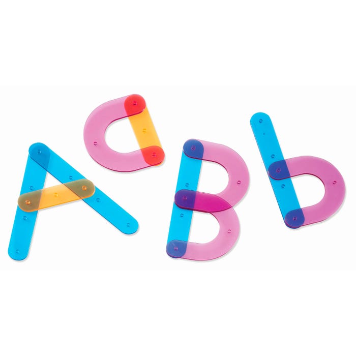 Learning Resources Letter Construction Activity Set, 60 Pieces