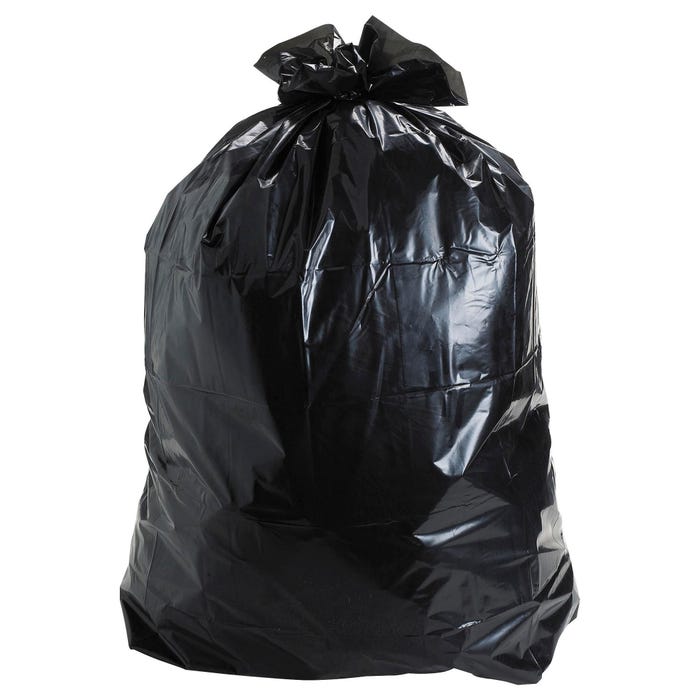 Stout Insect Repellent Trash Bags, 35 Gallon, Black, Pack of 80