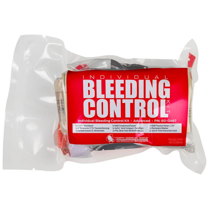 North American Rescue Individual Bleeding Control, Advanced