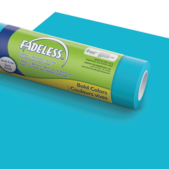 Fadeless Paper Roll, Azure, 24 Inches x 60 Feet