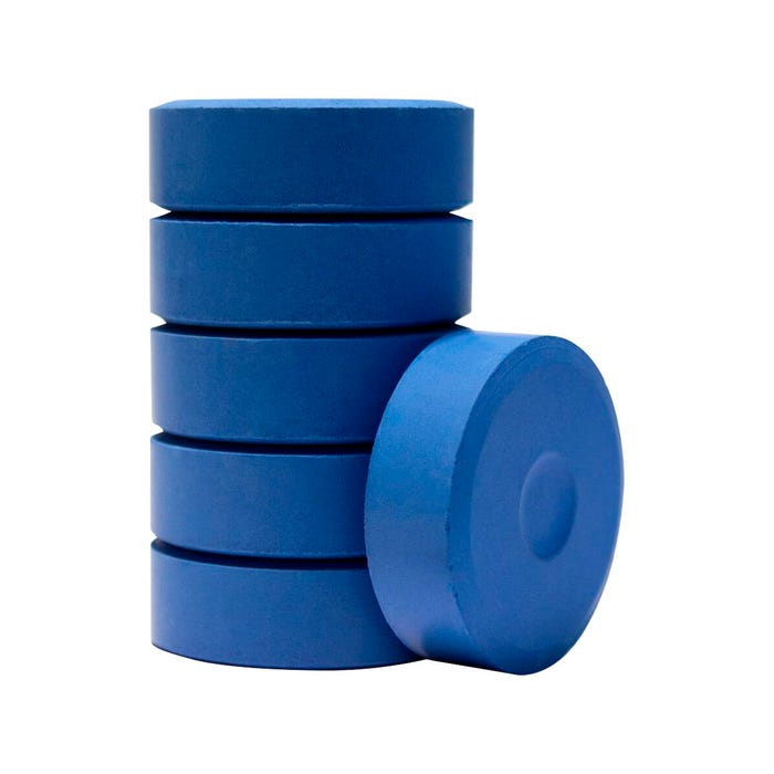 Jack Richeson Large Tempera Cakes, Cobalt Blue, Pack of 6