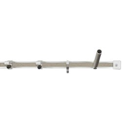MOORECO DISPLAY PANEL FULL SIZE MOBILE 78HX50W SET OF 3 PANELS SILVER HOOK AND LOOP FABRIC 508868