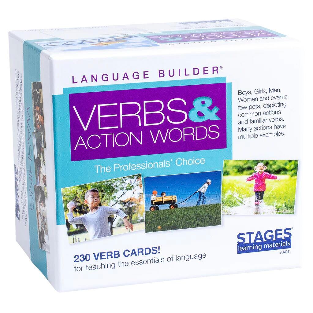 Stages Learning Language Builder Verbs & Action Words 2151630