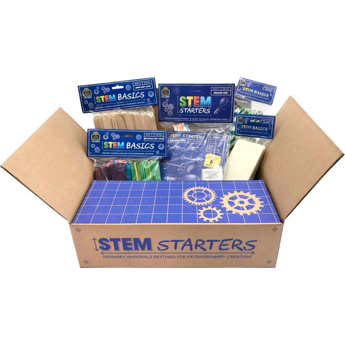 Teacher Created Resources STEM Starters, Balloon Cars Deluxe Kit