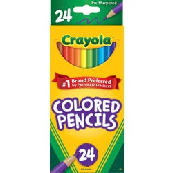 Crayola Colored Pencils, Assorted Colors, Pack of 24
