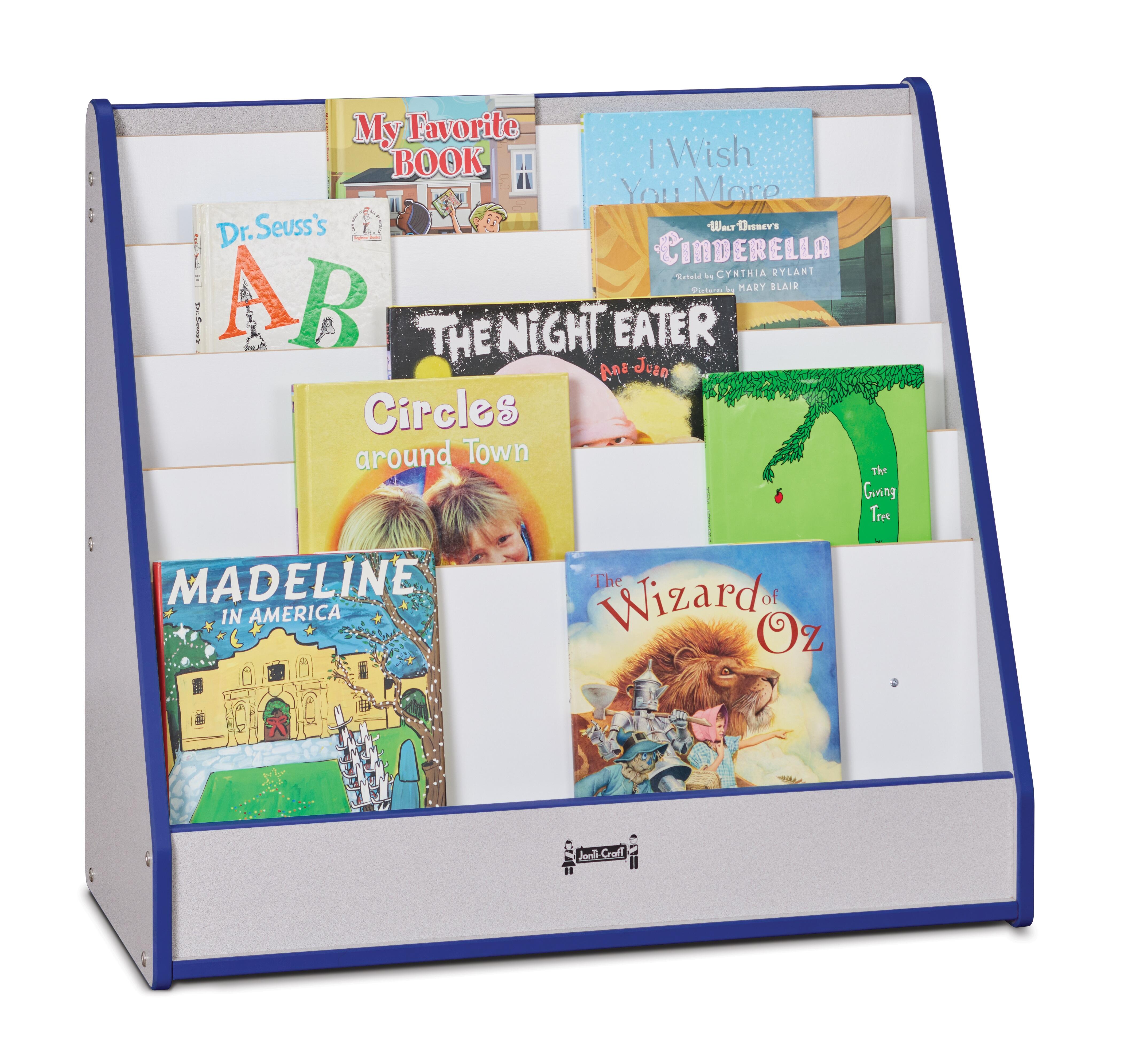 Image for Jonti-Craft Rainbow Accents Flatback Pick-A-Book Stand from School Specialty