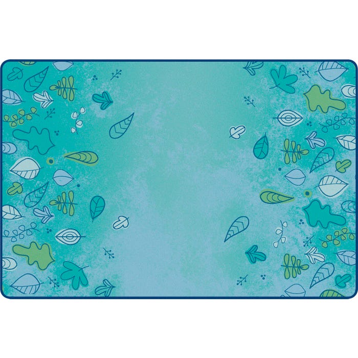 Carpets for Kids KIDSoft Falling Leaves Border Carpet, Rectangle