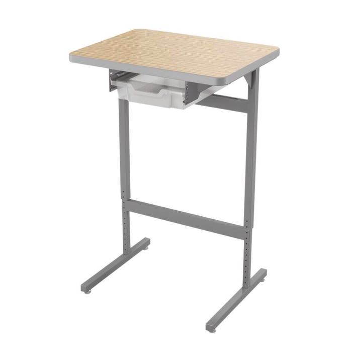 Classroom Select Advocate Pedestal Leg Single Student Desk