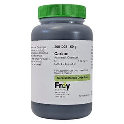 Frey Scientific Charcoal, Carbon Activated, 50g