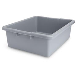Rubbermaid Undivided Bus and Utility Box, Gray