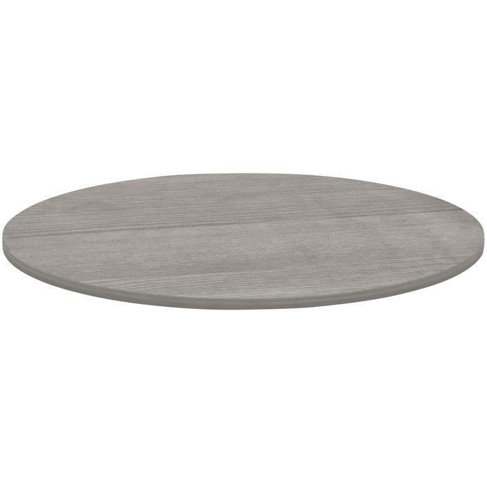 Classroom Select Round Conference Tabletop, 42 Inch Diameter, Weathered Charcoal