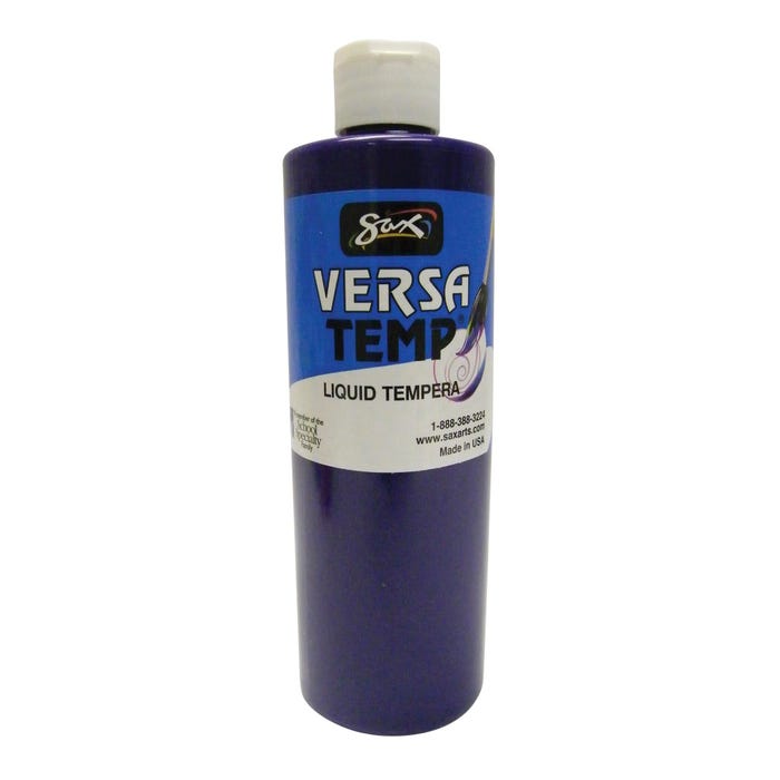 Sax Versatemp Heavy-Bodied Tempera Paint, 1 Pint, Violet