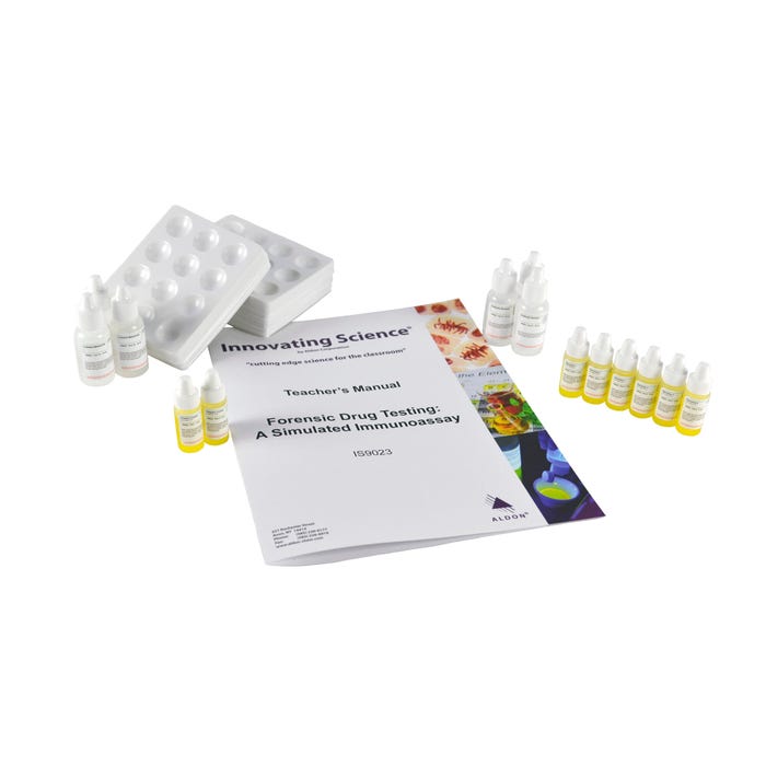 Innovating Science Forensic Drug Testing, A Simulated Immunoassay Kit