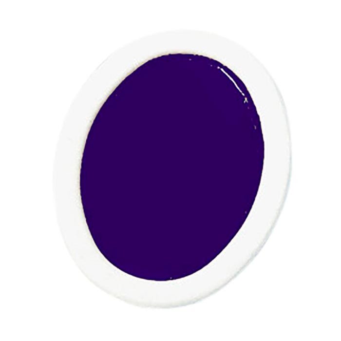 Prang Semi-Moist Watercolor Paint Refill, Oval Pan, Blue Violet, 12 Pans