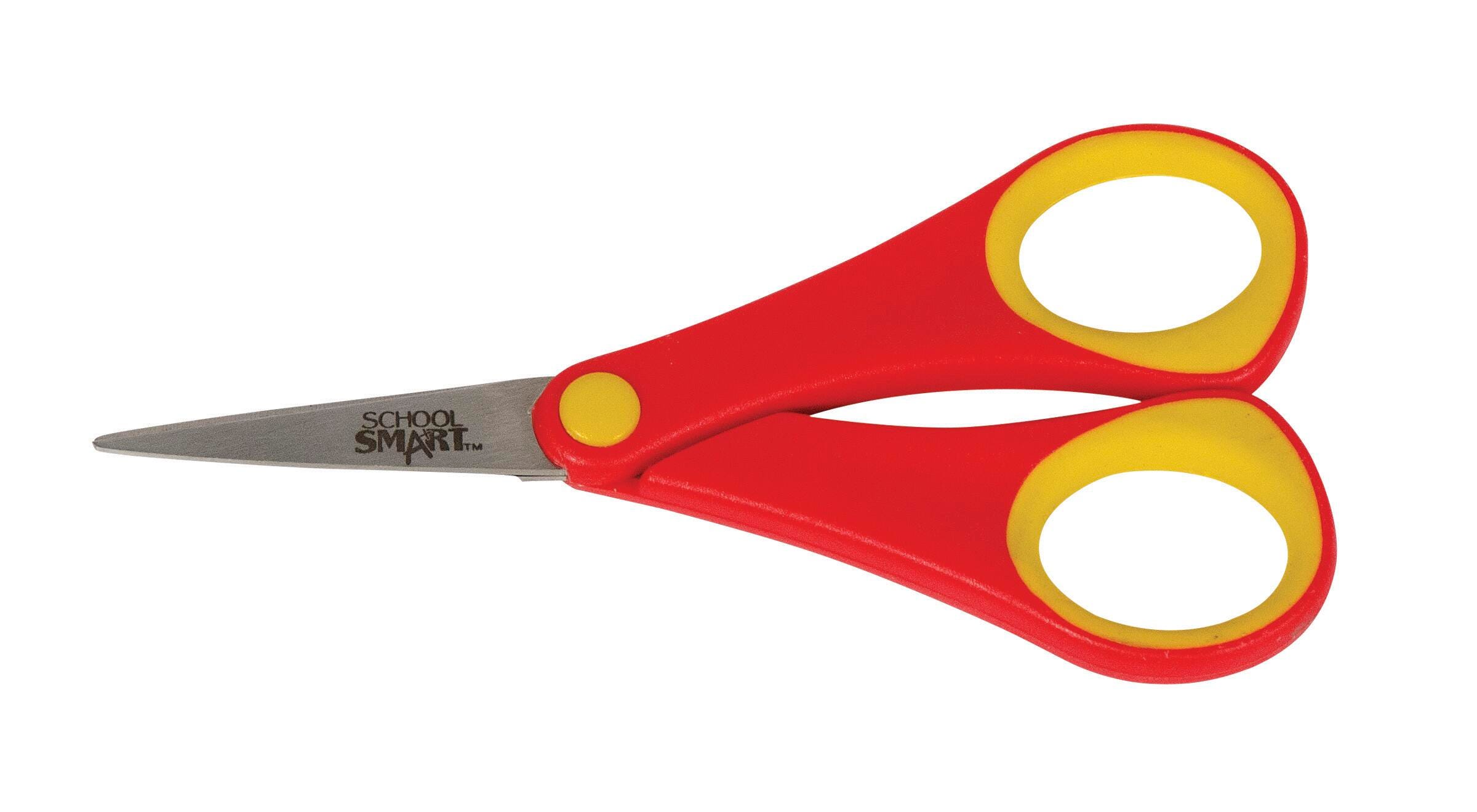 School Smart Pointed Tip Student Scissor, 5-1/4 Inches, Item Number 086339