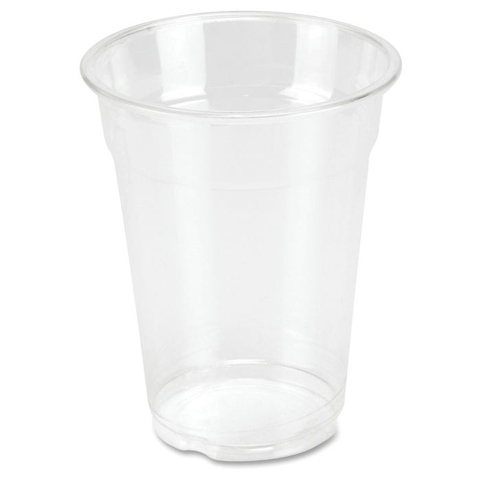 Genuine Joe Clear Plastic Cups, 9 oz, Clear, Pack of 1000