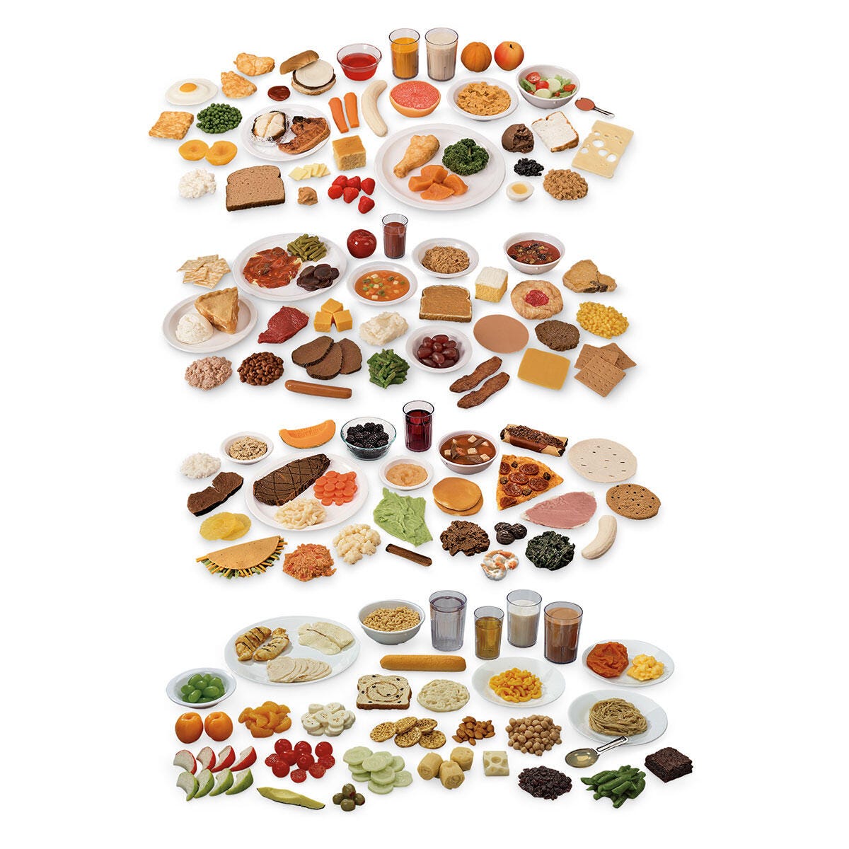 Image for Food Replica Combined Packages No. 1, 2, 3, and 4 from School Specialty