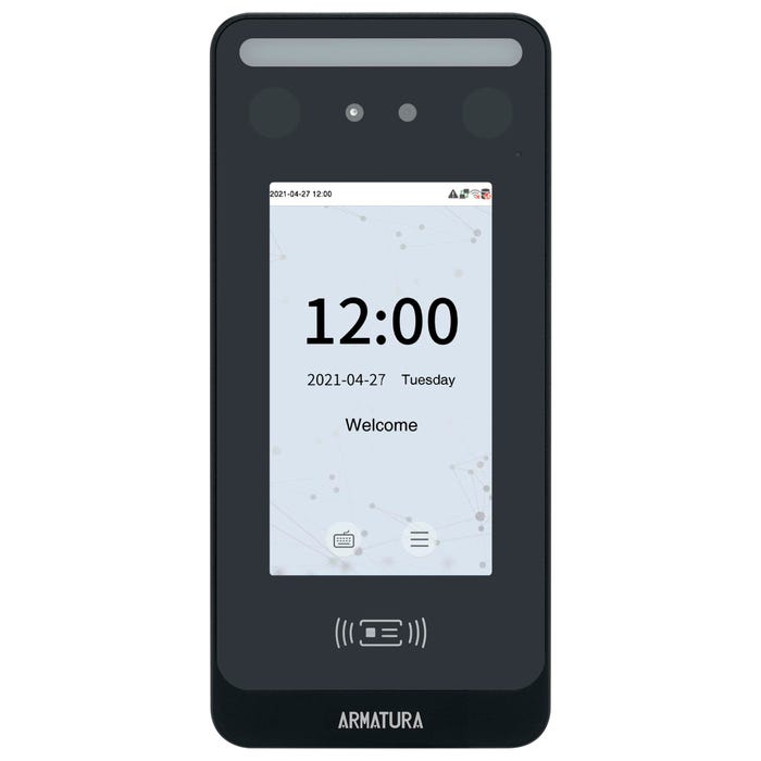 ZKTeco All-In-One Biometric Reader with Palm and Face Authentication Prox, QR and Bluetooth