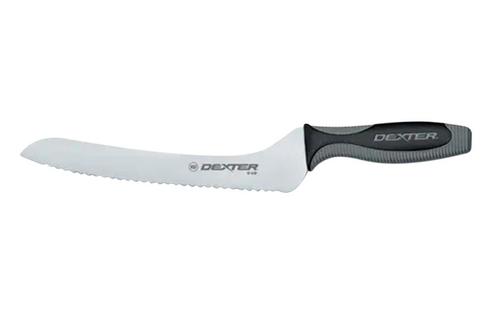 Dexter DEXSTEEL Bread Knife, 9 Inches, Black/Gray Handle