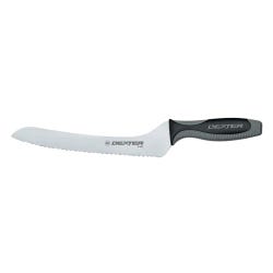 Dexter DEXSTEEL Bread Knife, 9 Inches, Black/Gray Handle