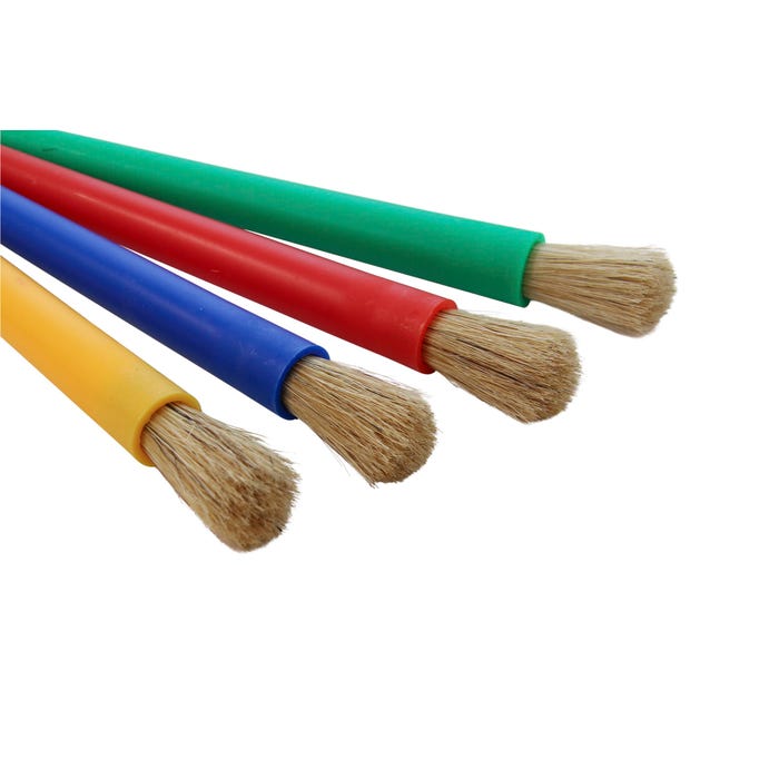 School Smart Young Artist Paint Brushes, Assorted Sizes, Set of 36