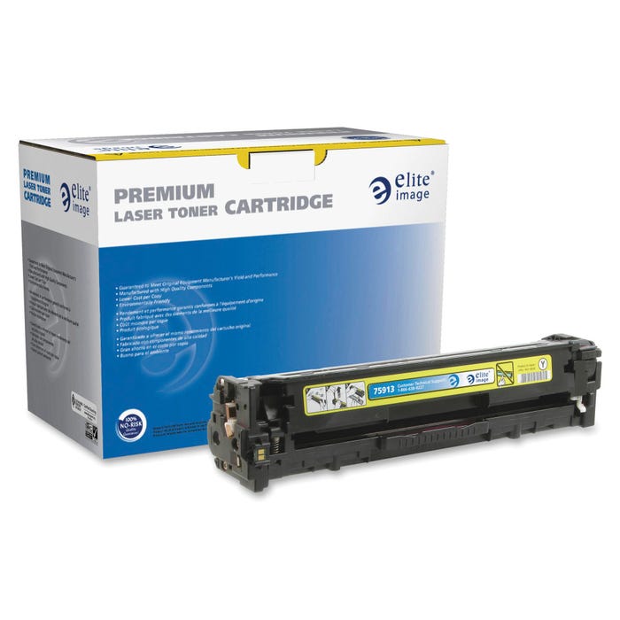 Elite Image Remanufactured Toner Cartridge for HP 212A, Yellow